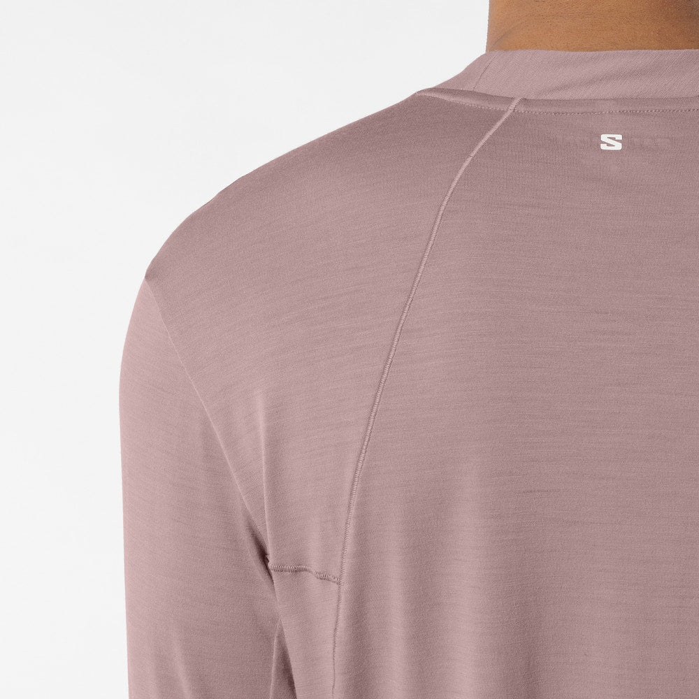 Men's Merino Blend Long Sleeve Base Layer - Antler