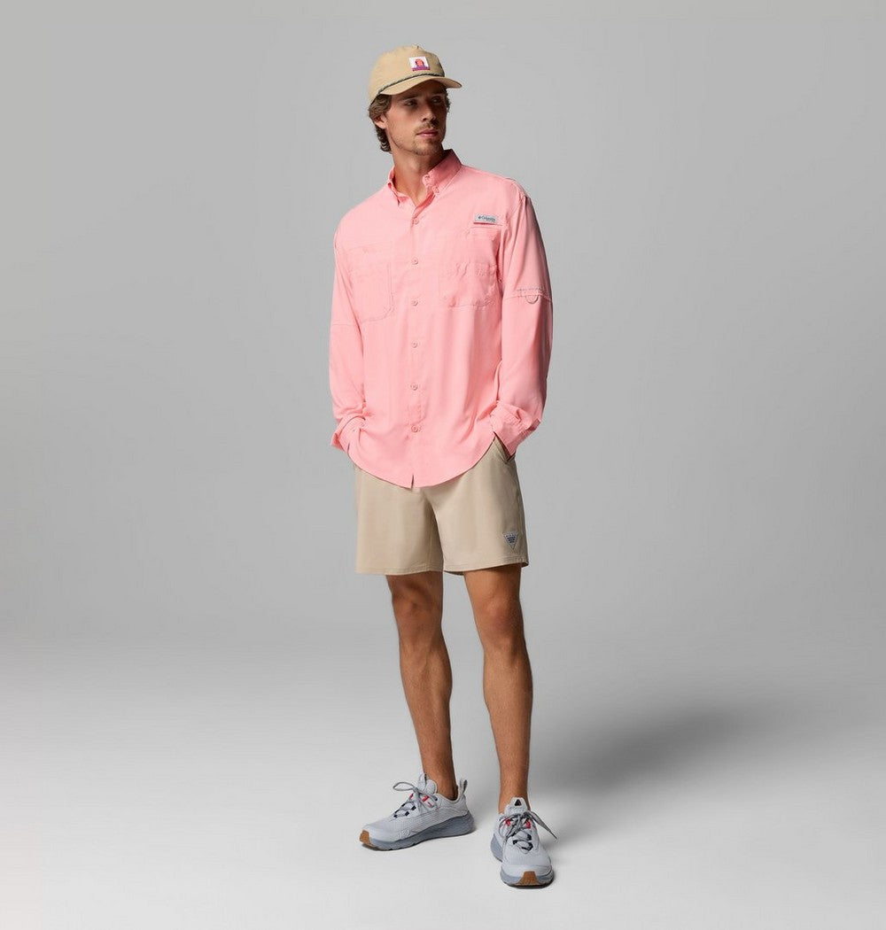 Men's Long-Sleeve Fishing Shirt - Teal