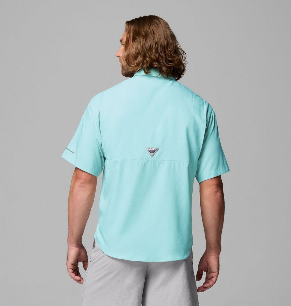 Men's Short-Sleeve Fishing Shirt - Blue