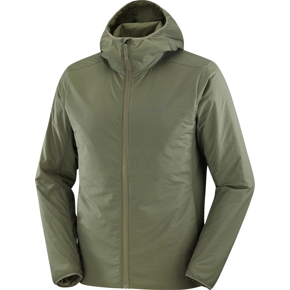 Men's Insulated Hooded Jacket - Gray