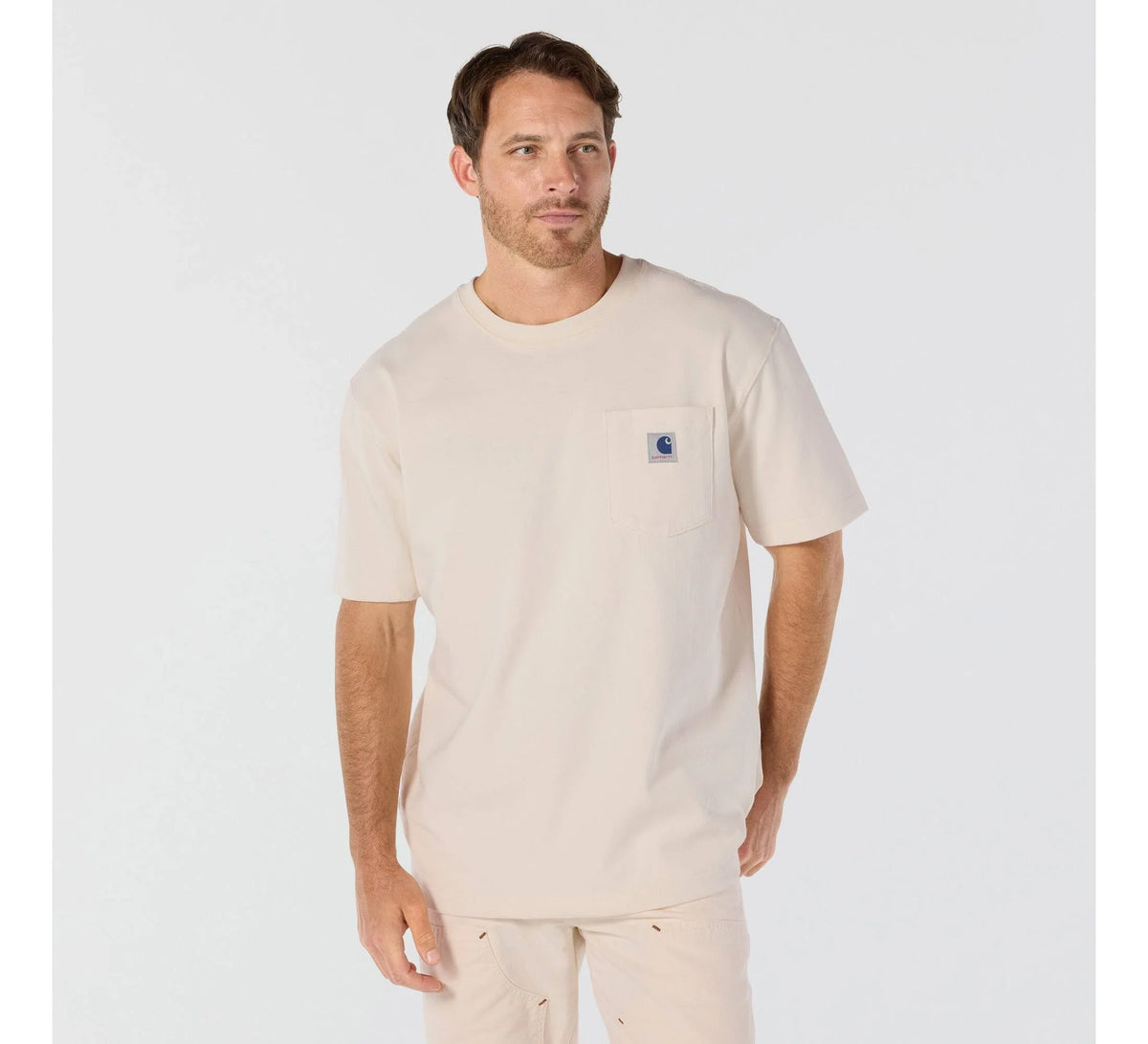 Men's Heavyweight Loose Painter T-Shirt - Chalk