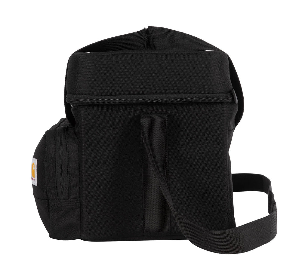 Insulated 18-Can Two-Compartment Cooler - Black