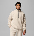 Men's Fleece Half-Zip Pullover - Dark Grey