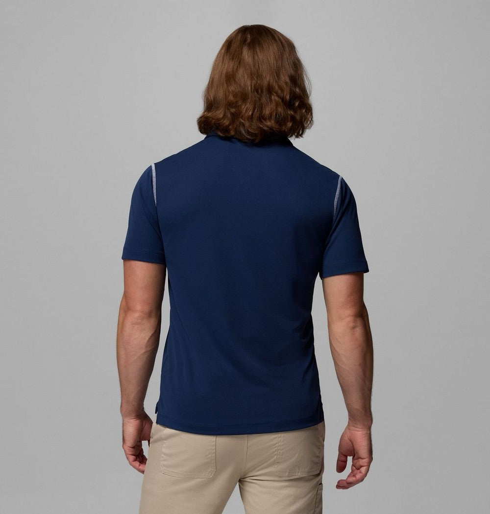 Men's Moisture-Wicking Polo Shirt - Navy