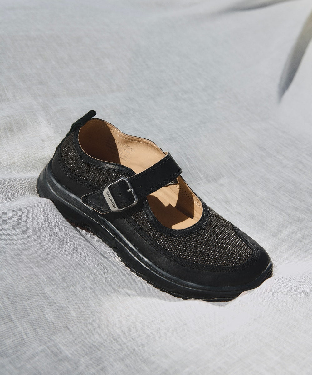Leather Buckle Slip-On Shoe