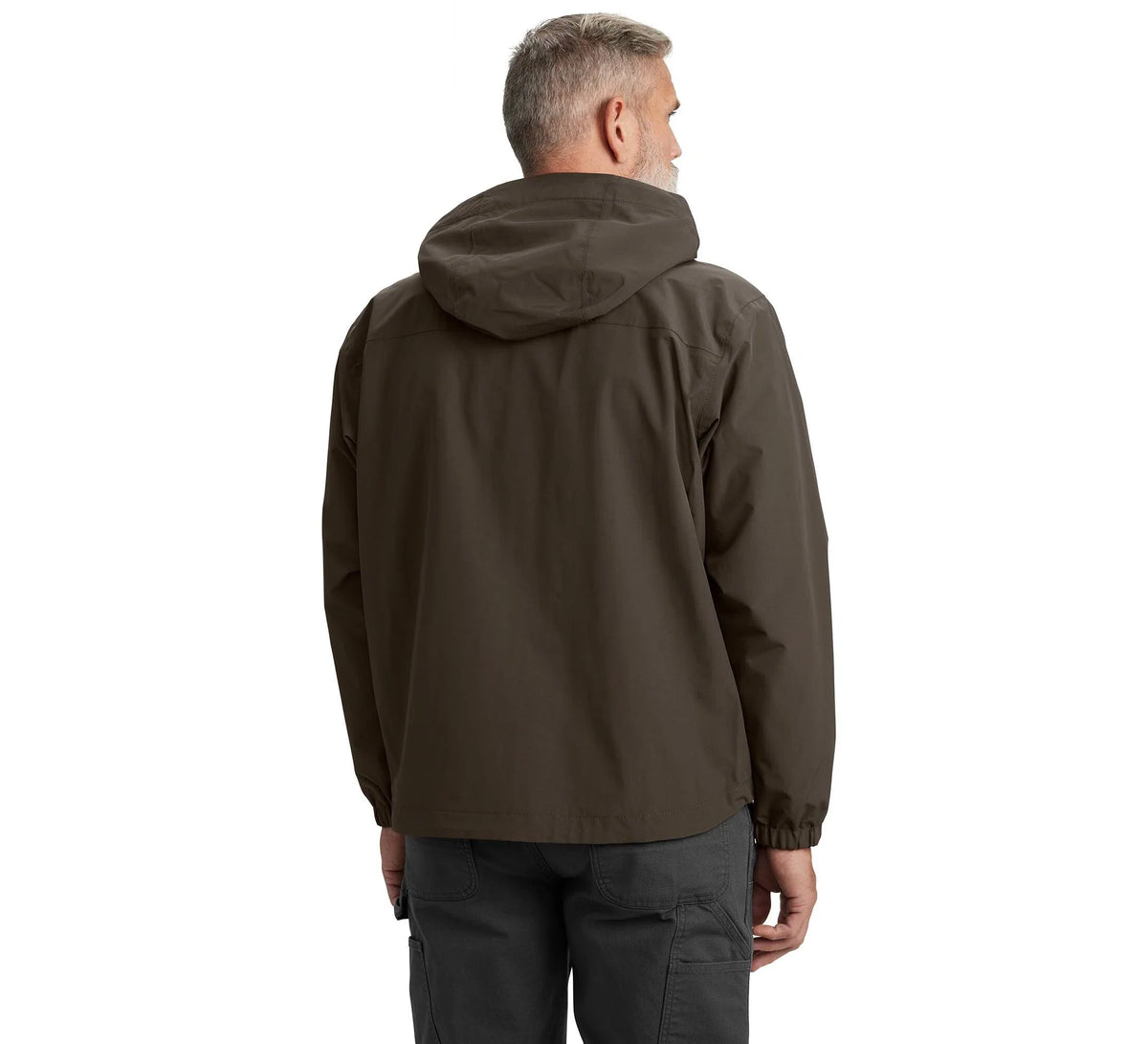 Men's Lightweight Waterproof Rain Jacket - Black