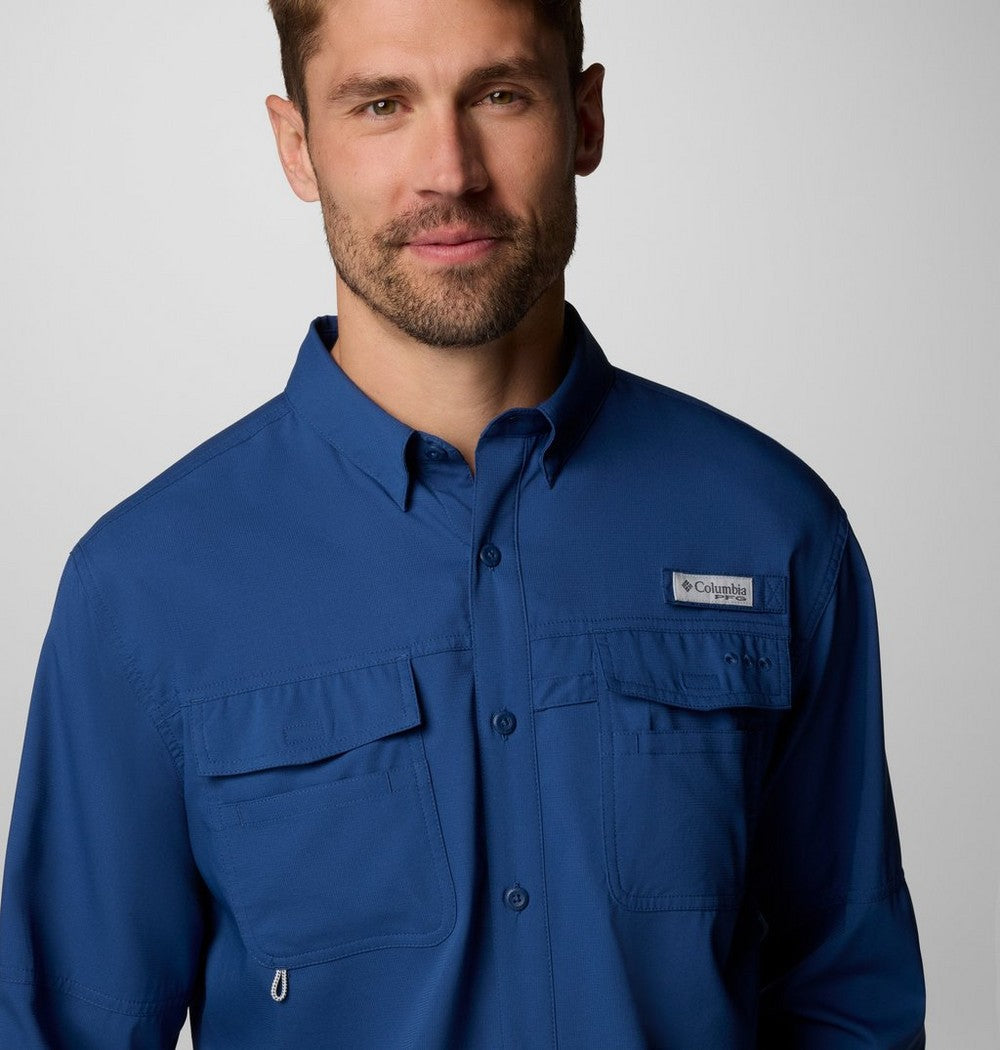 Men's Long Sleeve Fishing Shirt - White