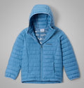 Girls' Hooded Insulated Puffer Jacket - White Paisley
