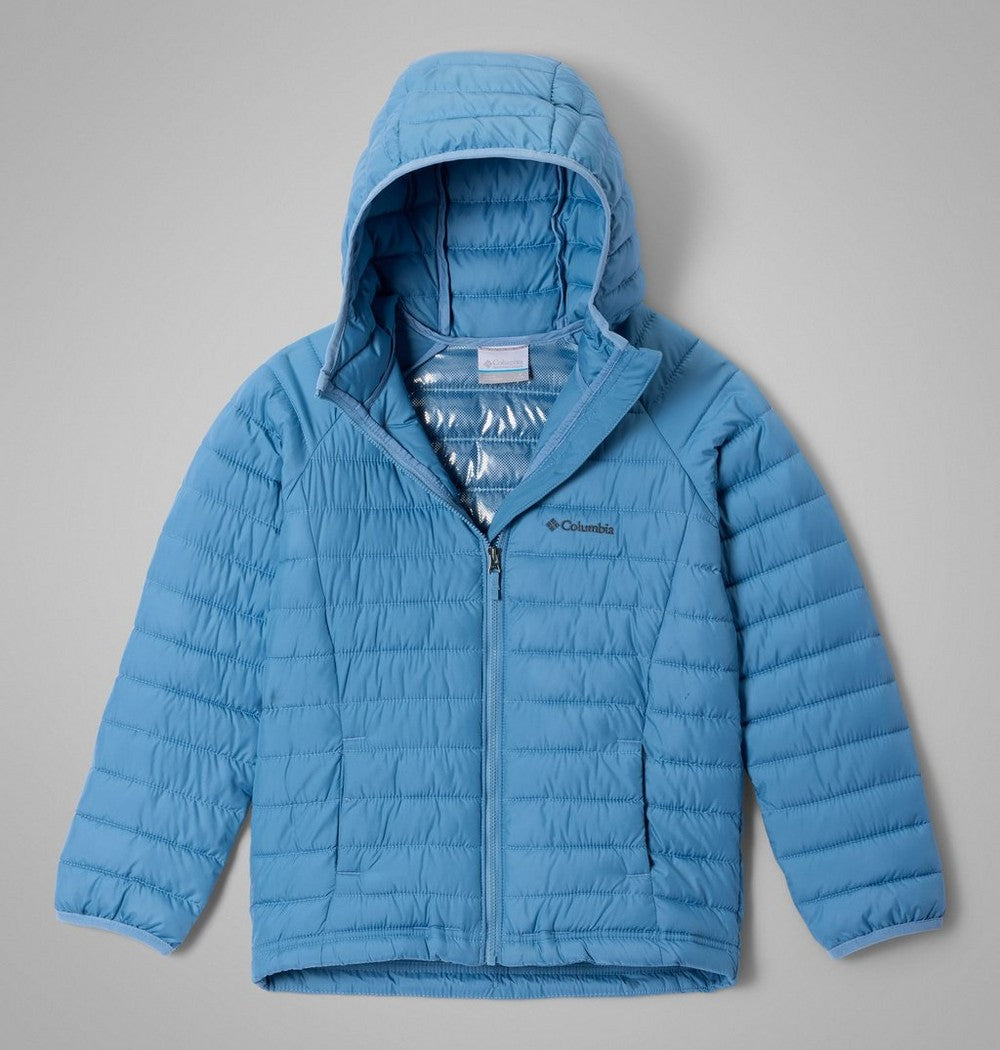 Girls' Hooded Insulated Puffer Jacket - White Paisley