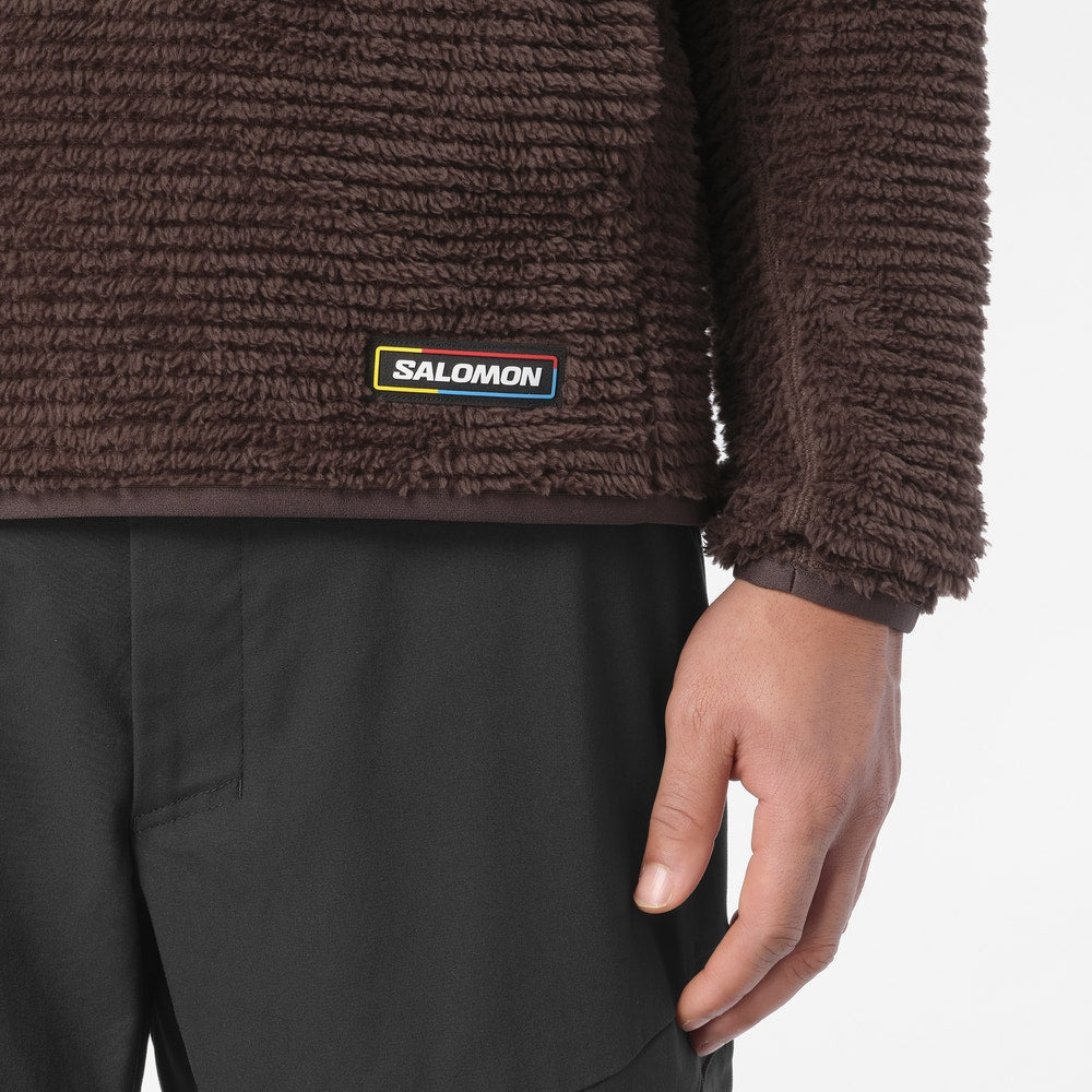 Men's Insulated Half-Zip Fleece - Black