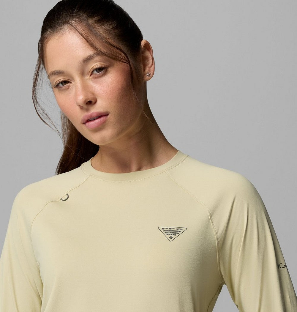 Women's UPF 50 Long Sleeve Sun Shirt - White