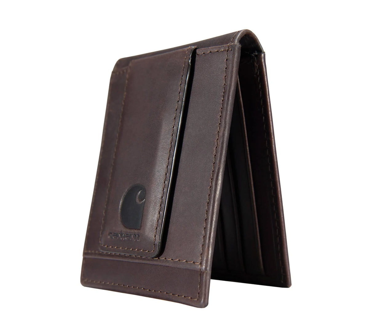 Oil-Finish Leather Front Pocket Wallet