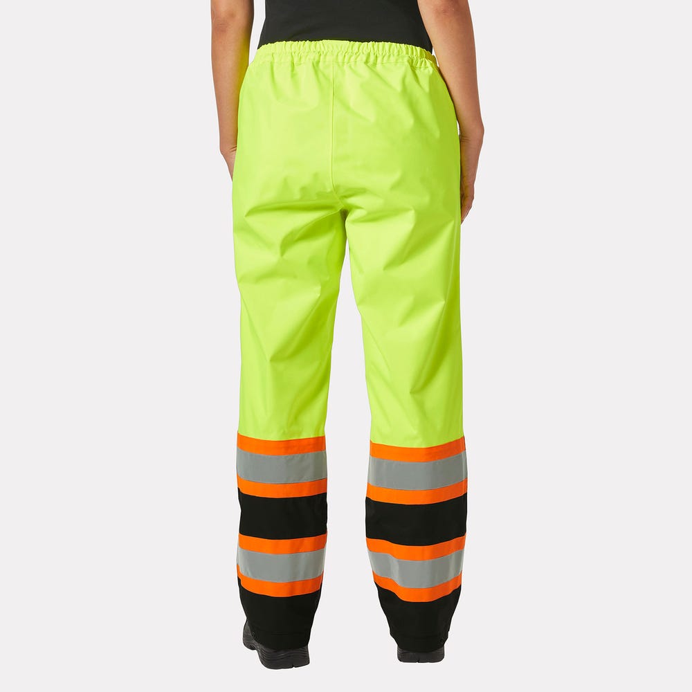 Women's High-Visibility Waterproof Shell Pants - Orange
