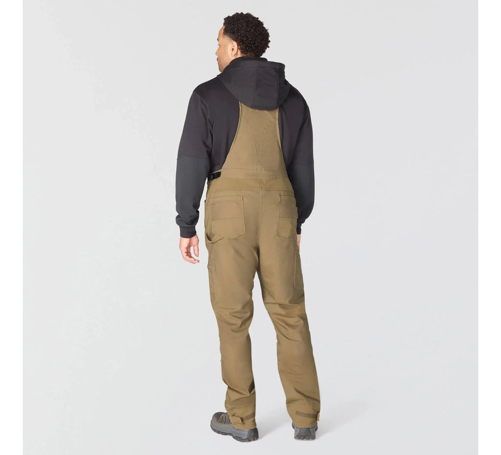 Men's Stretch Canvas Work Bib Overalls - Green