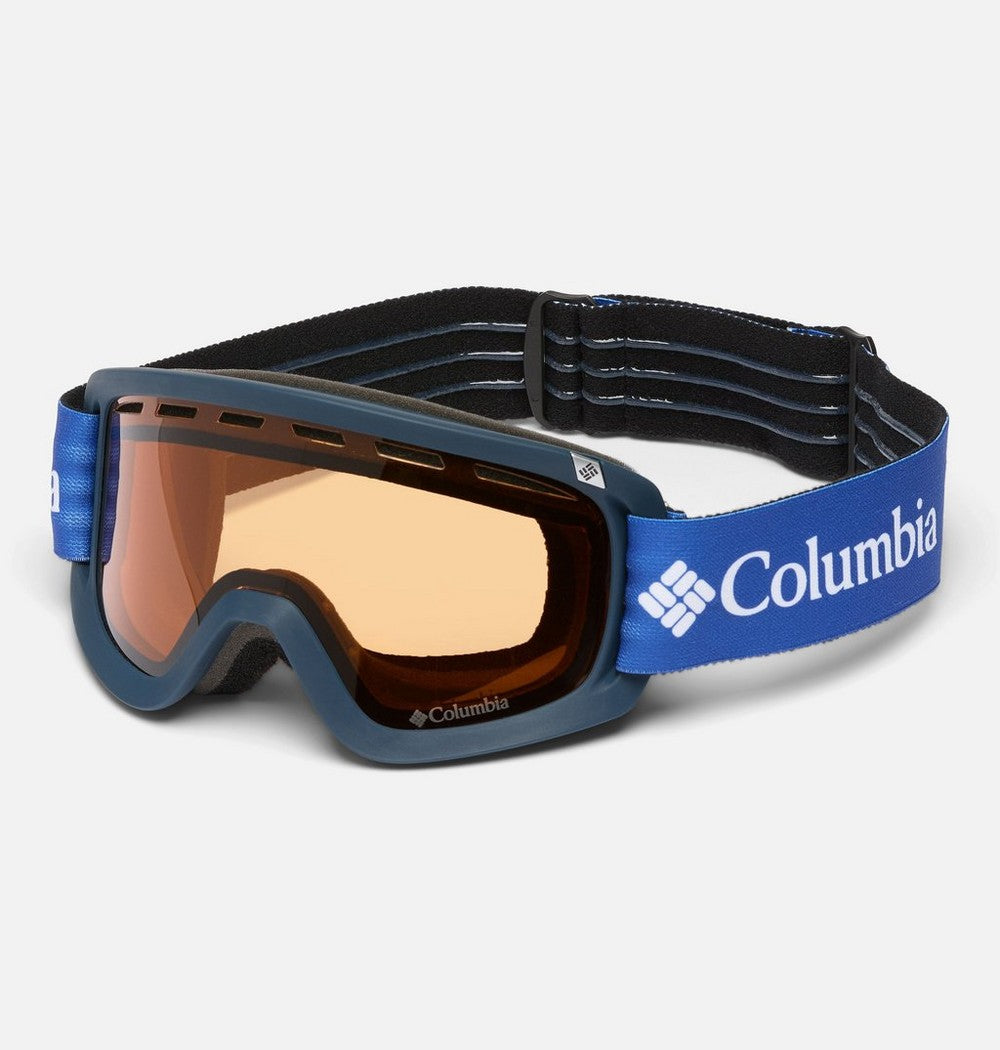 Small Ski Goggles With Amber Lens - White