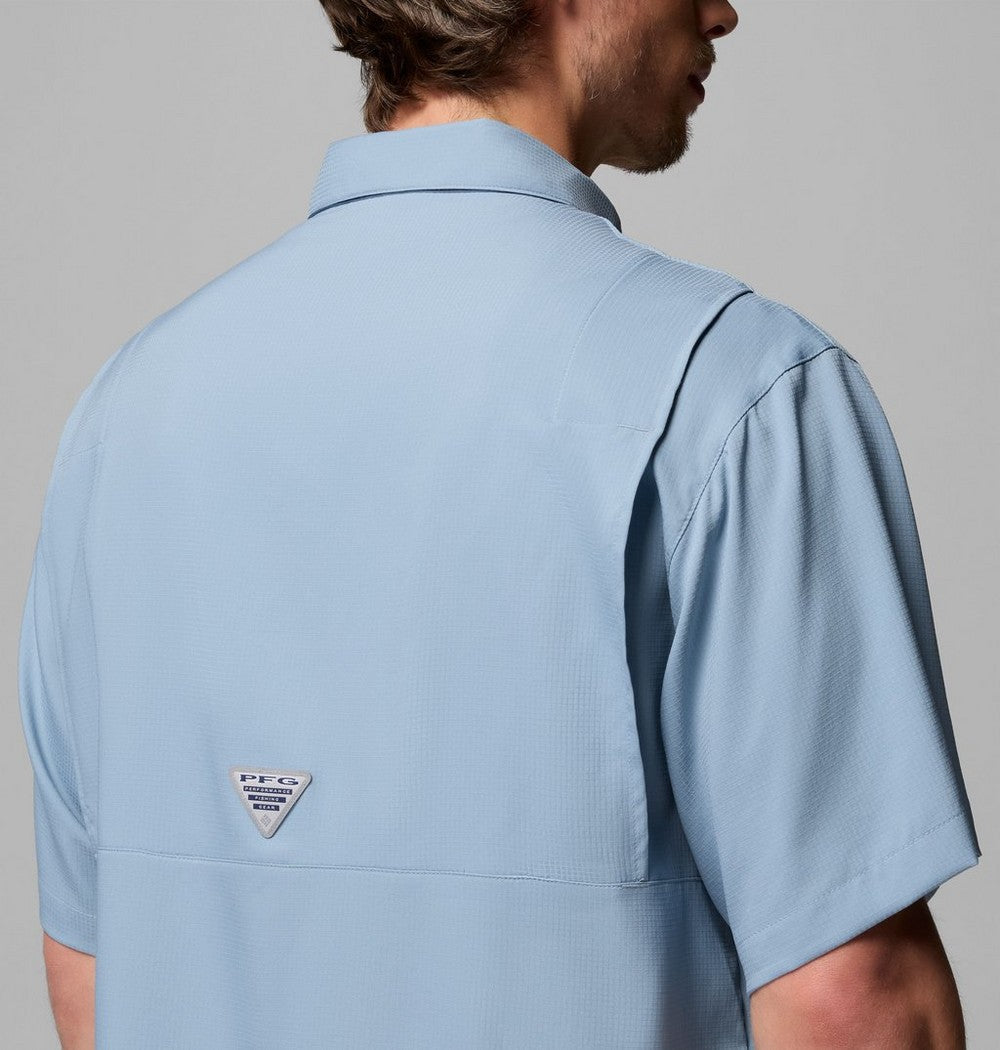 Men's Short-Sleeve Fishing Shirt - Blue