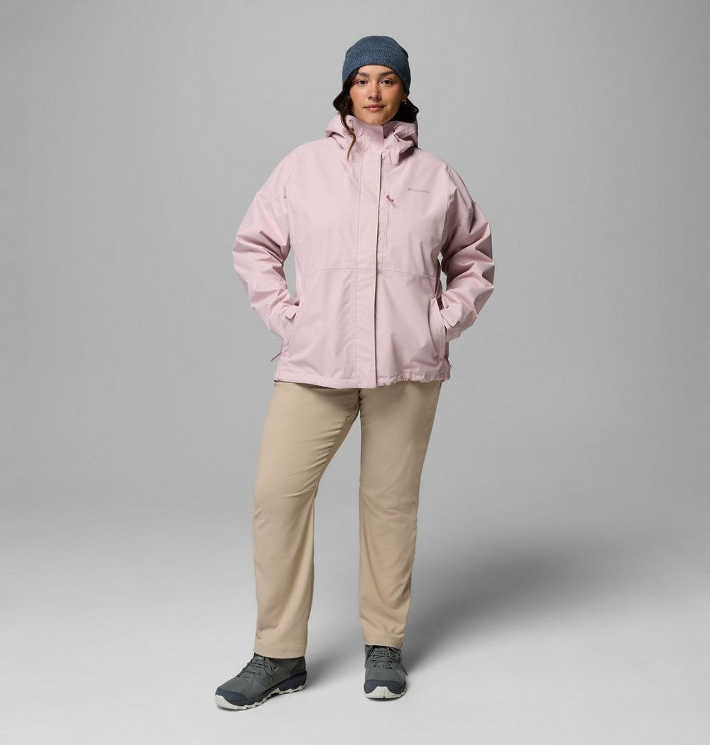 Women's Plus Size Waterproof Rain Jacket - Navy