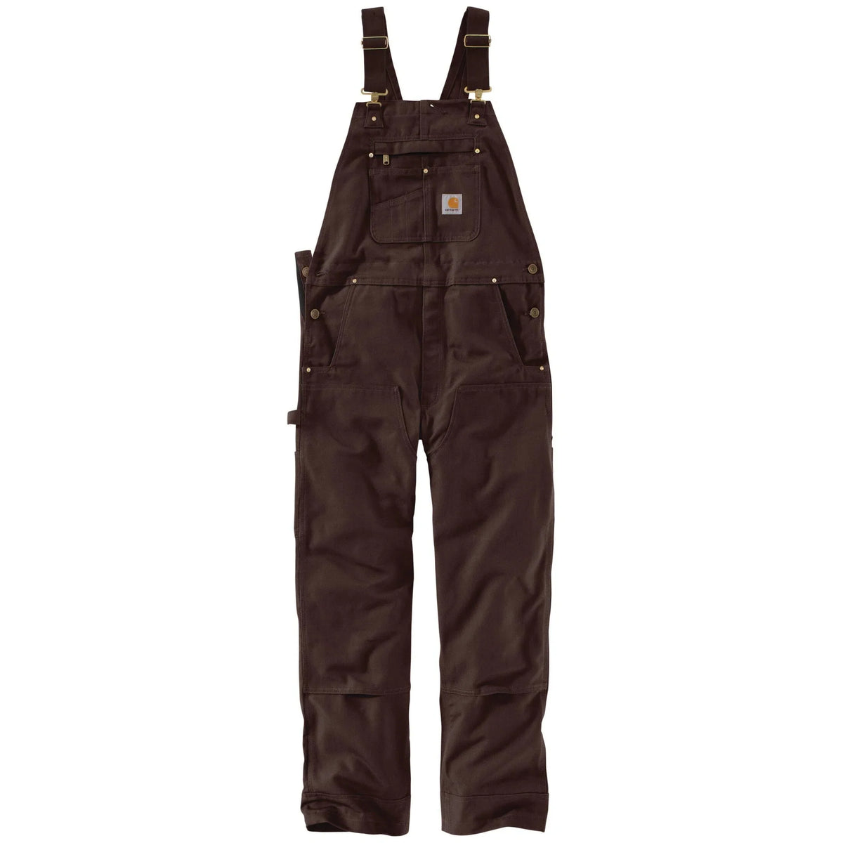 Men's Cotton Canvas Bib Overalls - Black