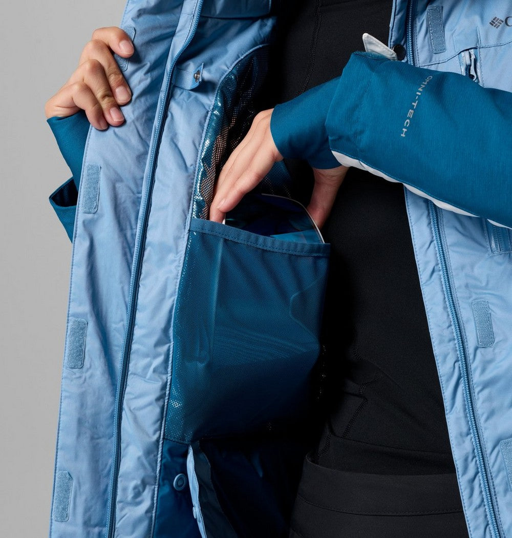 Women's Insulated Ski Jacket - Blue