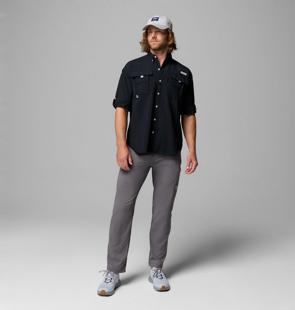 Men's Vented Long-Sleeve Fishing Shirt - Blue