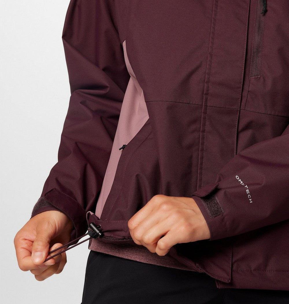Women's Waterproof Rain Jacket - Coral