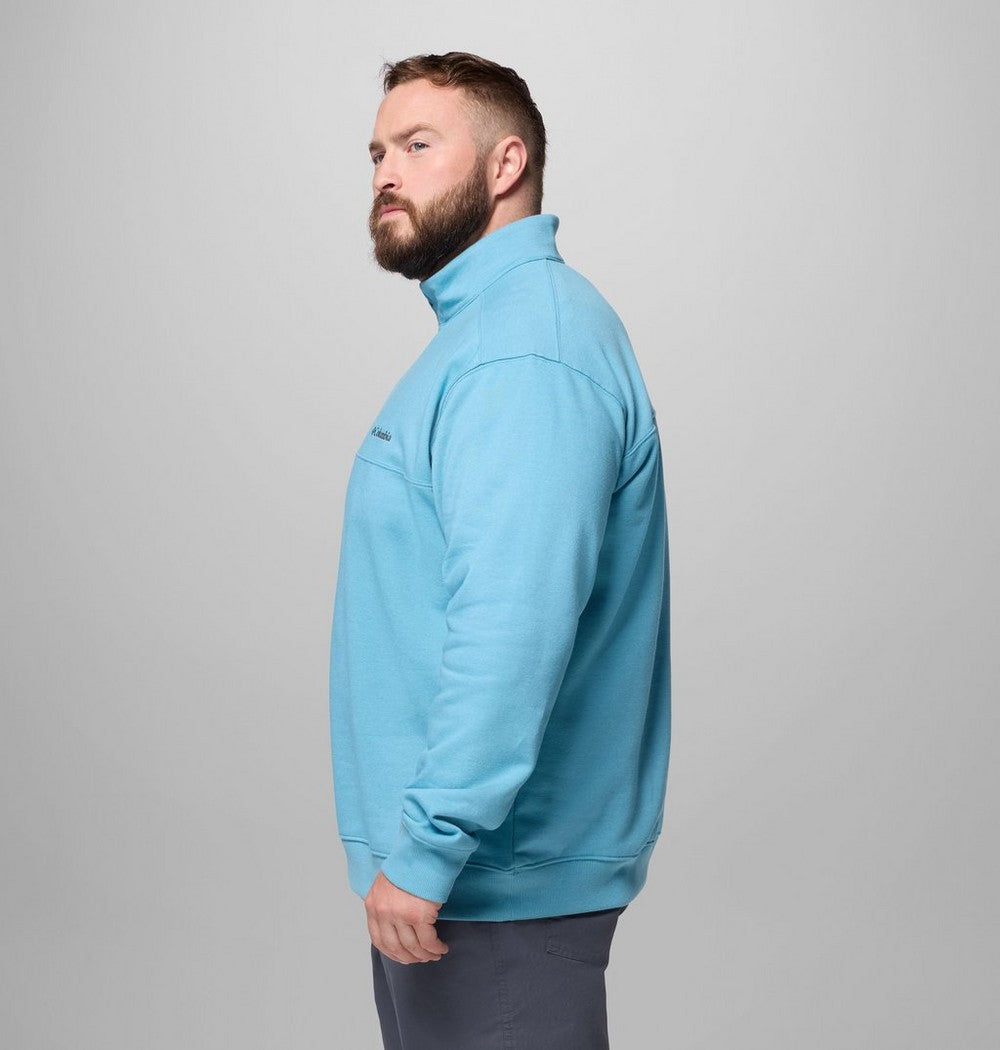 Men's Big Half-Zip Fleece Pullover - Blue