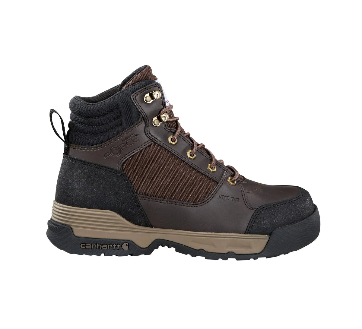 6-Inch Composite Toe Work Boot - Dark Brown