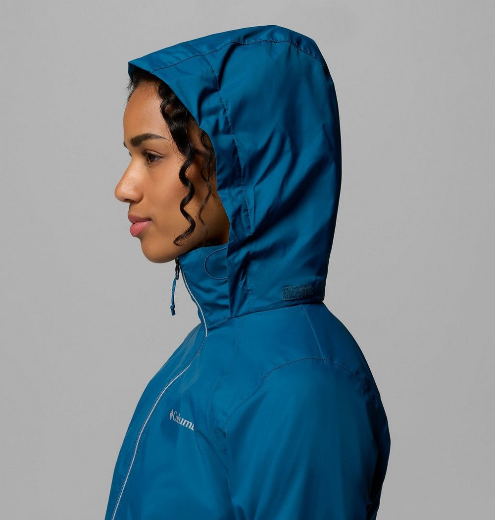 Women's Packable Water-Repellent Jacket - Blue
