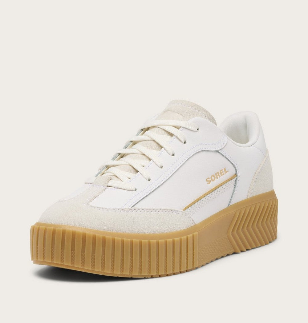 Women's T-Toe Leather Sneaker - Green