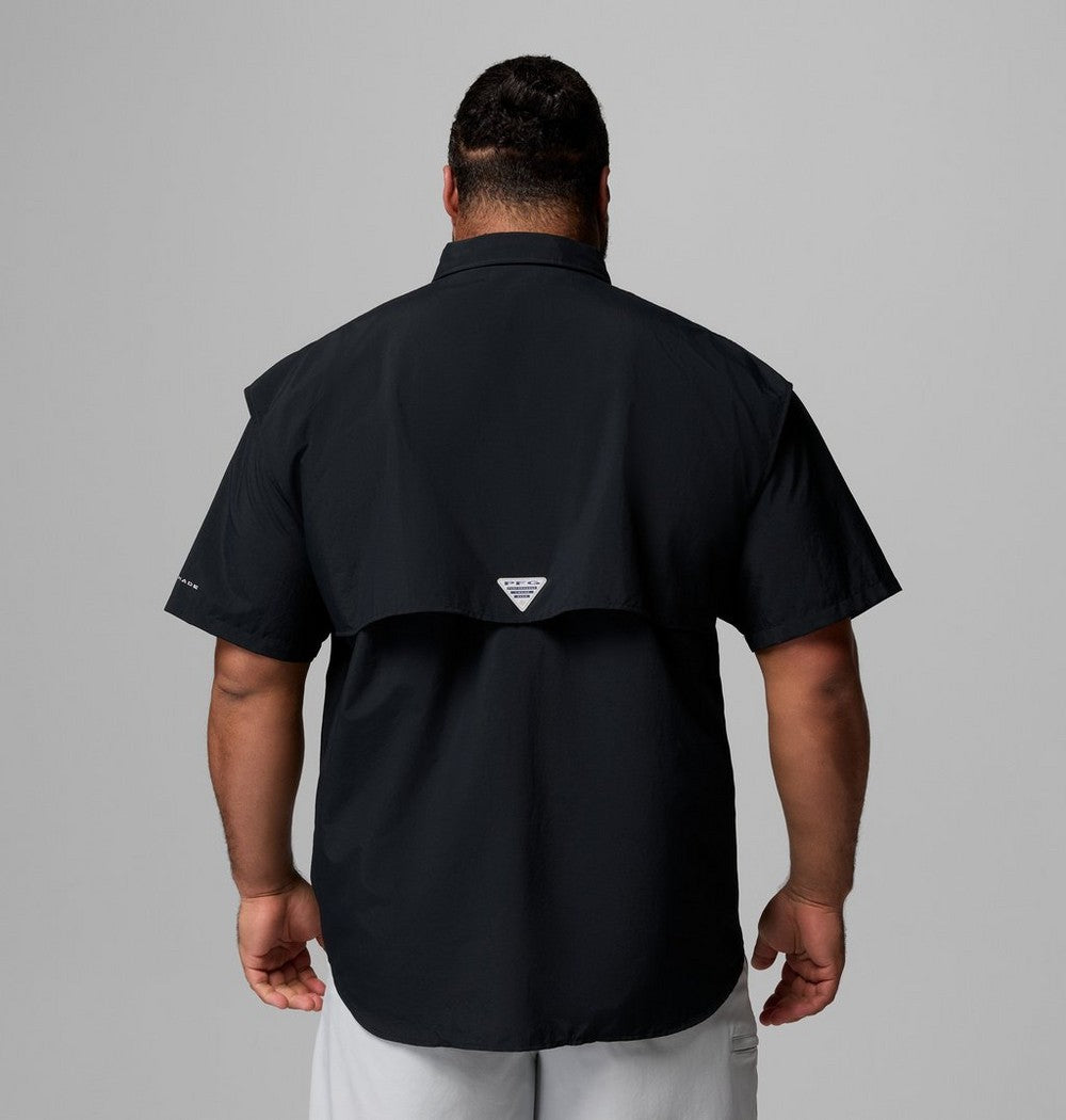 Men's Big UPF 50 Fishing Shirt - Black