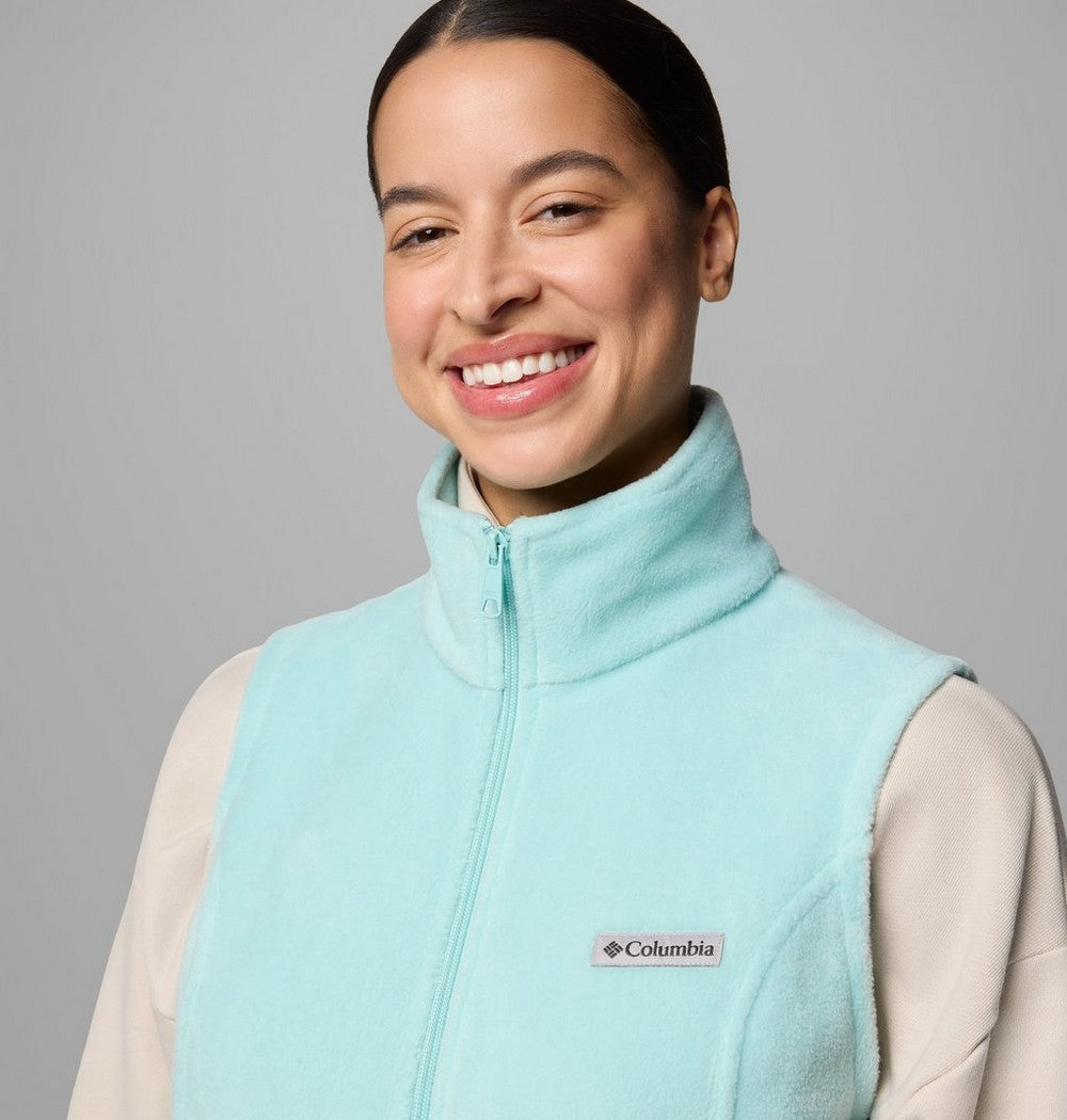 Women's Fleece Vest - Chalk