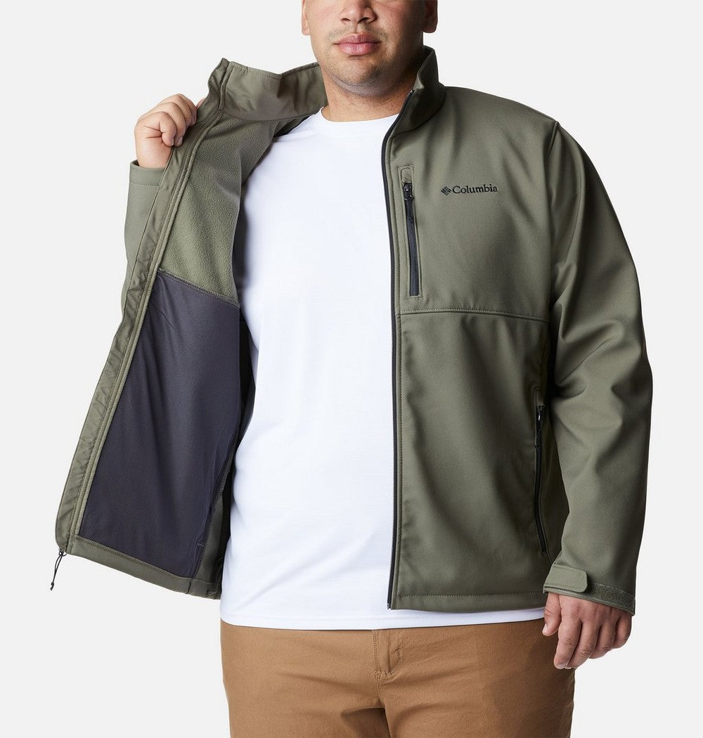 Men's Big Softshell Jacket - Grey