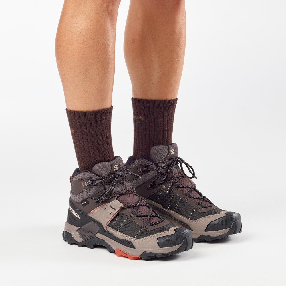 Men's Waterproof Mid Hiking Boots - Gray