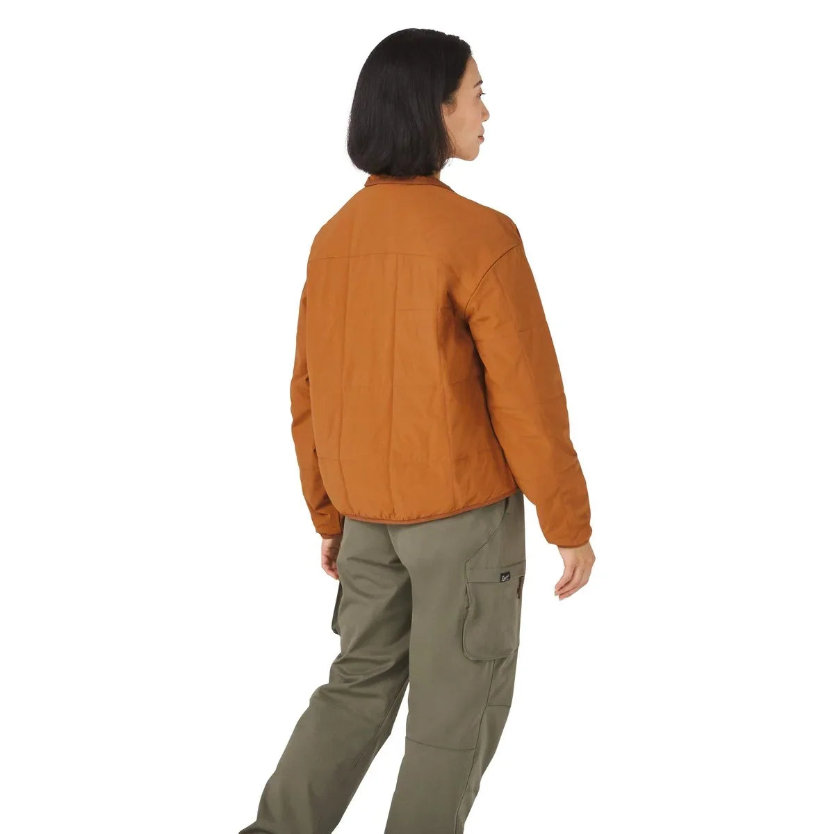 Insulated Snap-Front Shirt Jacket - Ginger