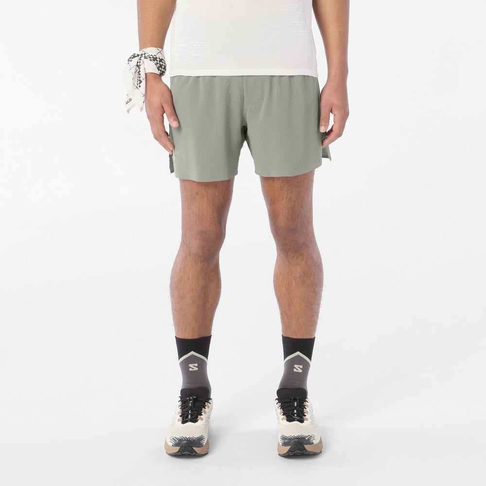 Men's 2-In-1 5-Inch Trail Shorts - Gray