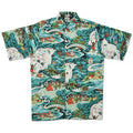 Land of Aloha (Turquoise) Hawaiian Shirts