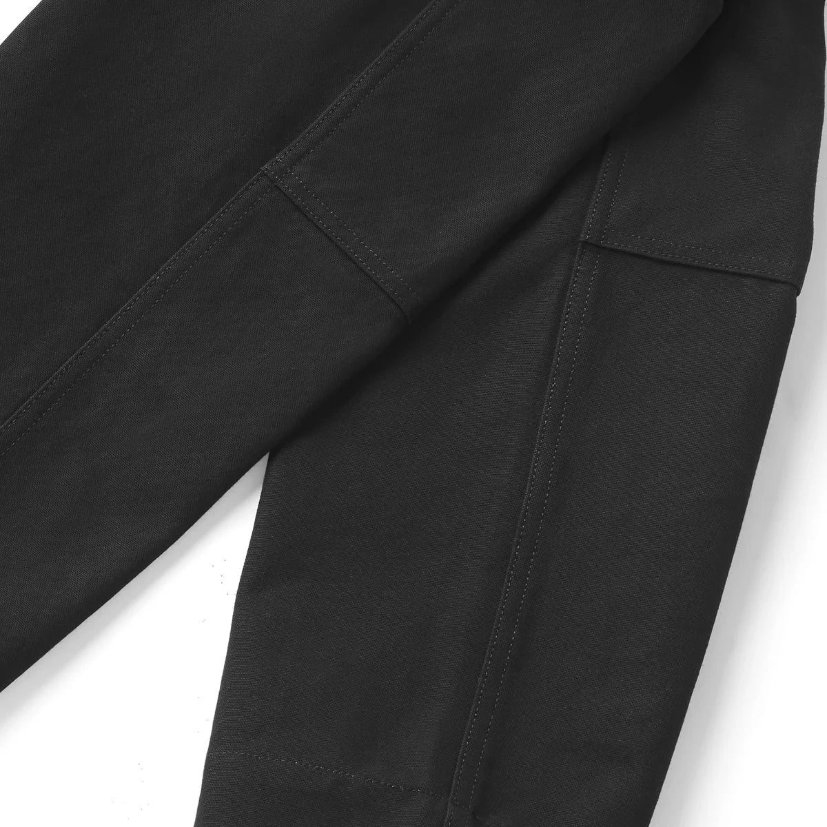 Women's Double-Knee Duck Canvas Pants - Black