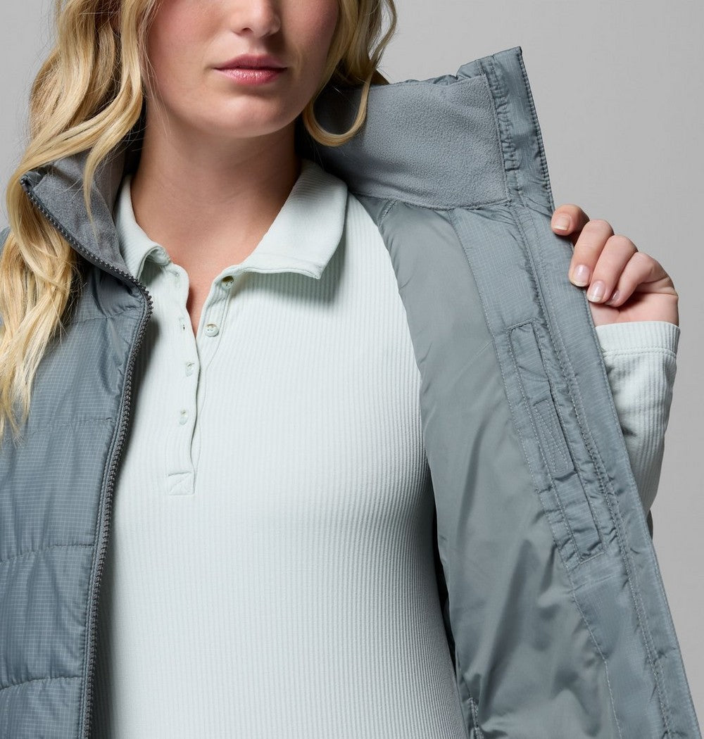 Women's Long Insulated Vest - Sage