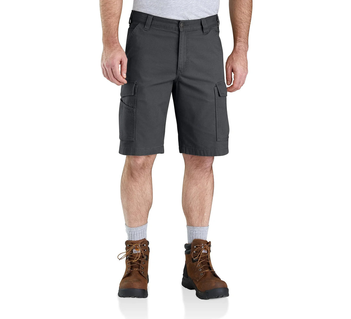 Men's 11-Inch Stretch Canvas Cargo Shorts - Shadow