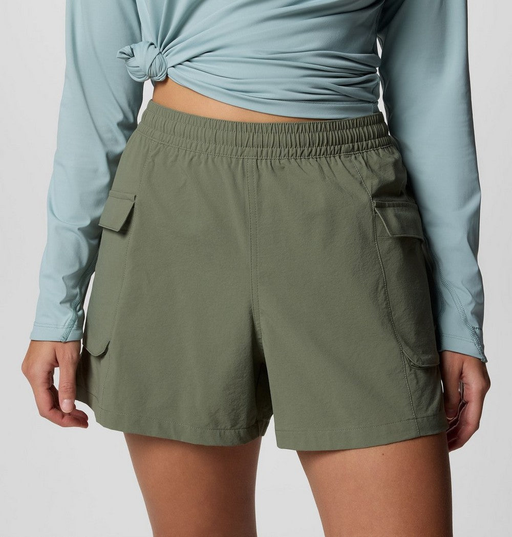 Women's Stretch Fishing Shorts - Green