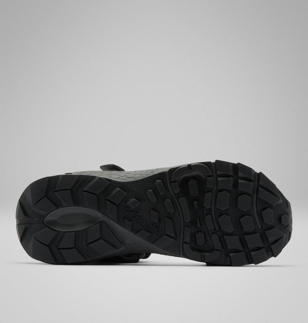 Men's Nubuck Leather Trail Sandal - Black