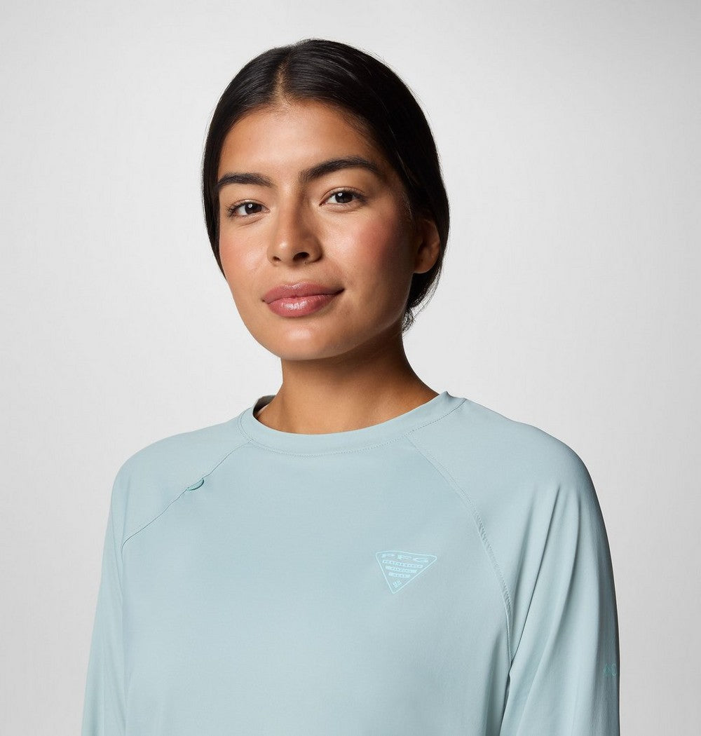 Women's UPF 50 Long Sleeve Sun Shirt - White