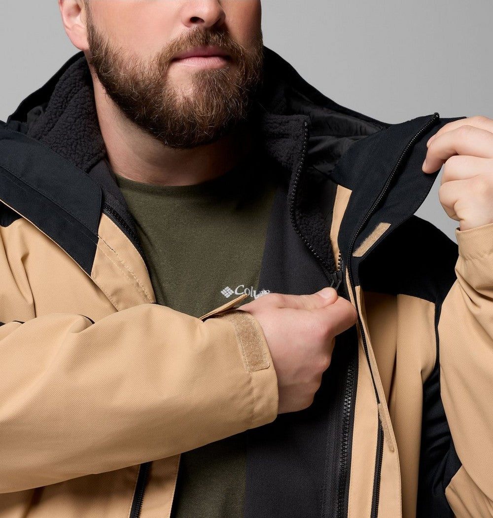 Men's Big 3-In-1 Waterproof Jacket - Green