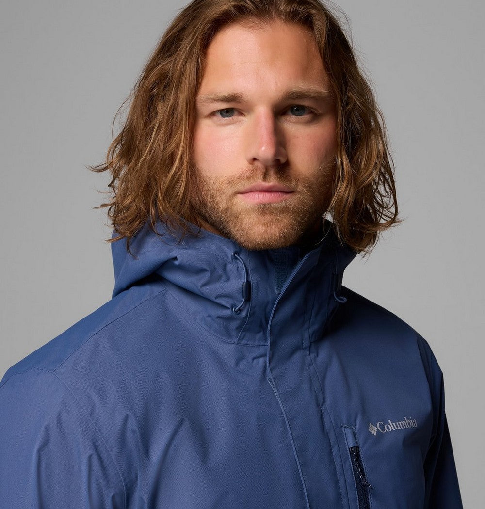 Men's Waterproof Rain Jacket - Blue