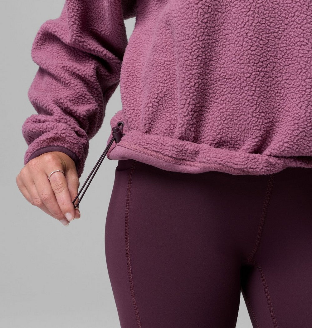 Women's Cropped Half-Snap Fleece Pullover