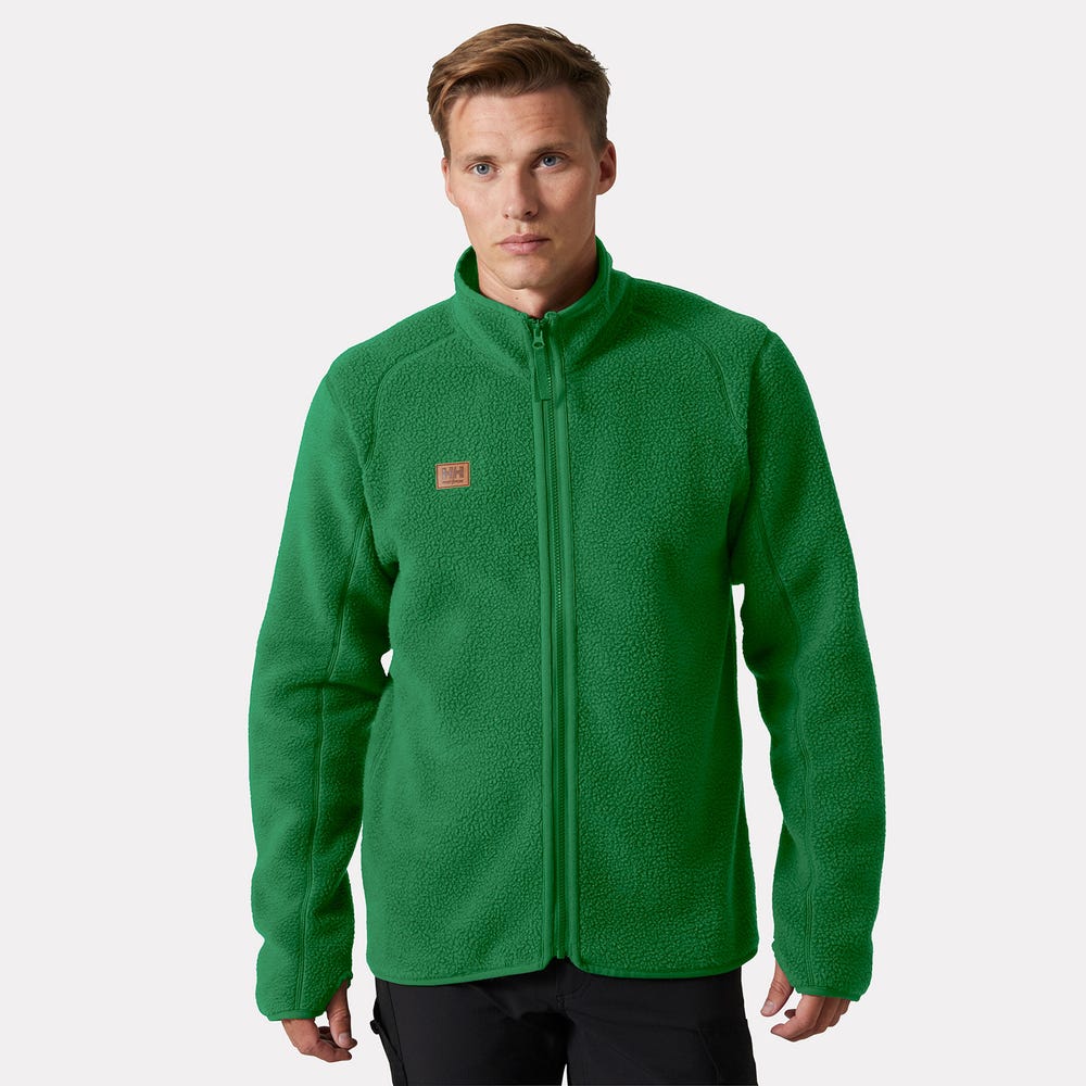 Recycled Pile Fleece Jacket - Dark Orange