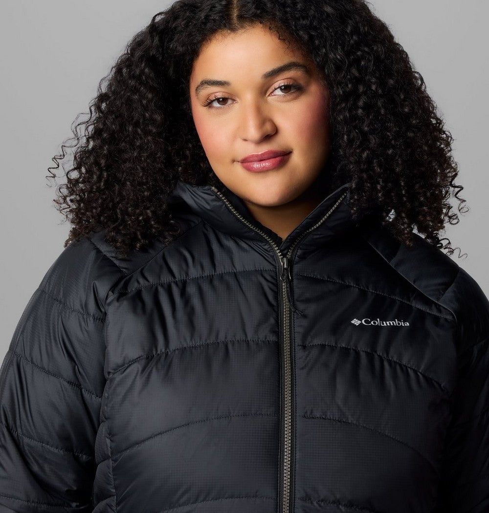 Women's Plus Size Insulated Hooded Jacket - Blue