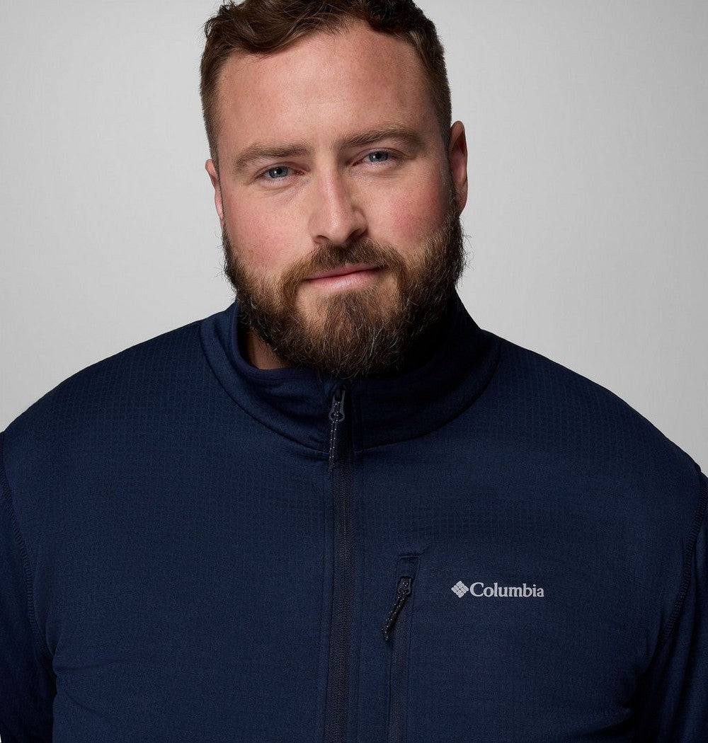 Men's Big Grid Fleece Full-Zip Jacket - Green