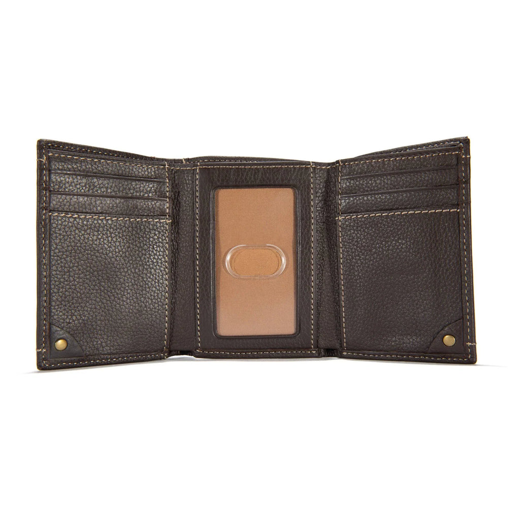 Top-Grain Leather Trifold Wallet