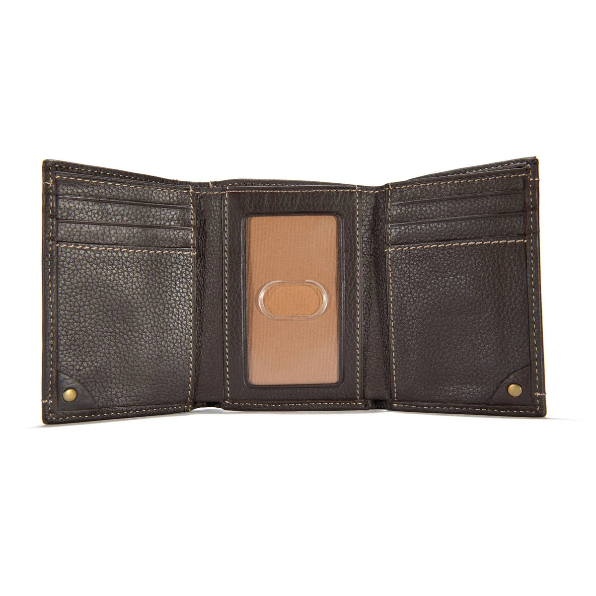 Top-Grain Leather Trifold Wallet